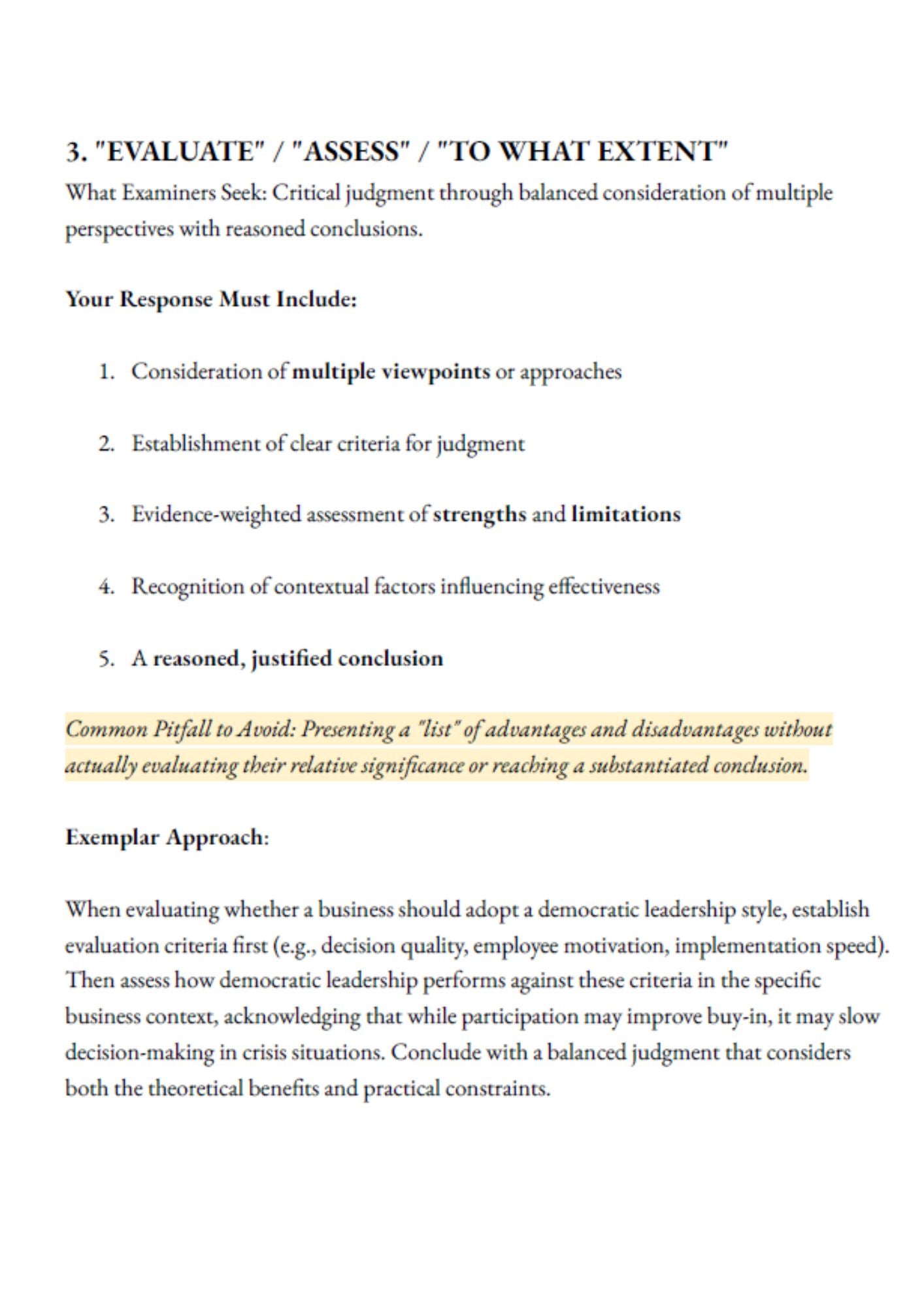 H2 management of business A-levels Notes and practice papers (Management Of Business Singapore A-levels)